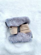 Wool booties