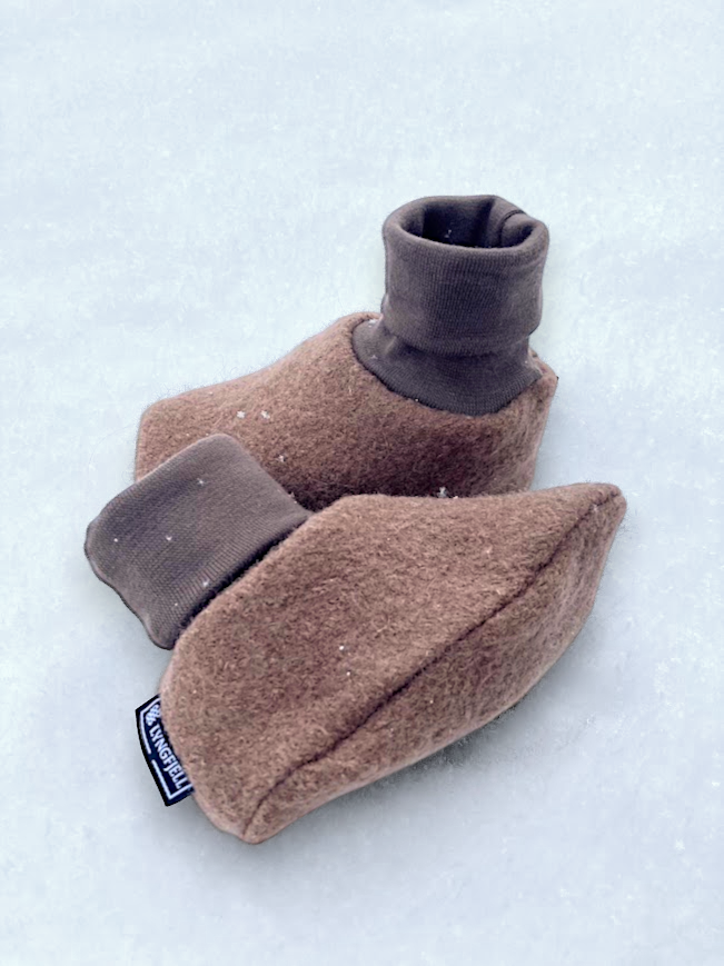 Wool booties
