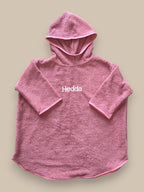Hooded towel poncho
