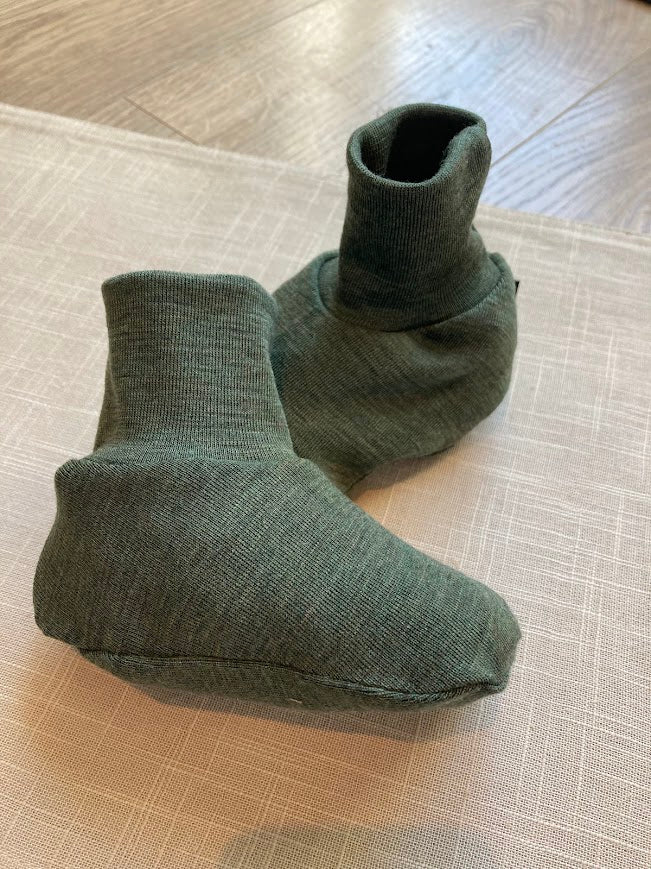 Merino wool booties