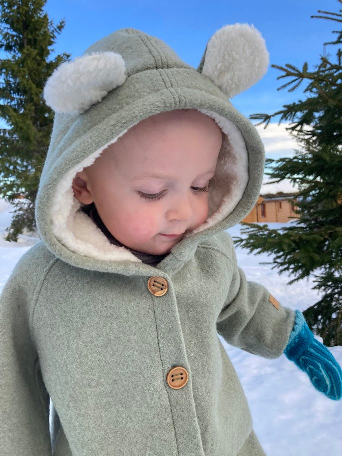Little Bear wool playsuit