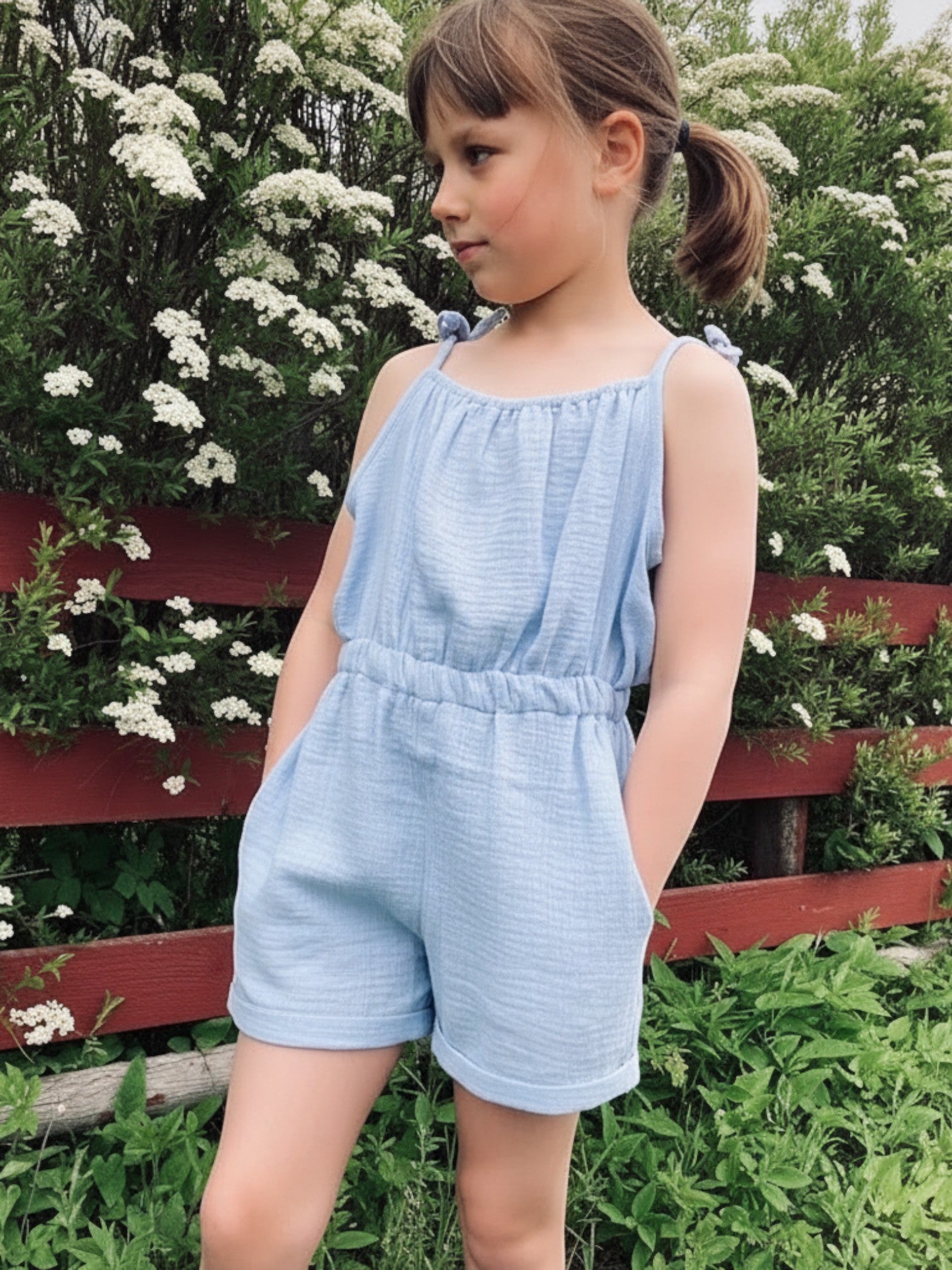 Muslin romper (short)