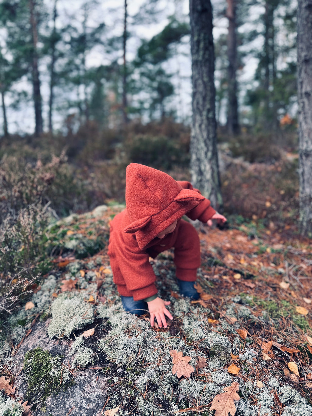 Little Fox wool playsuit