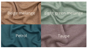 Body with high neck in merino wool