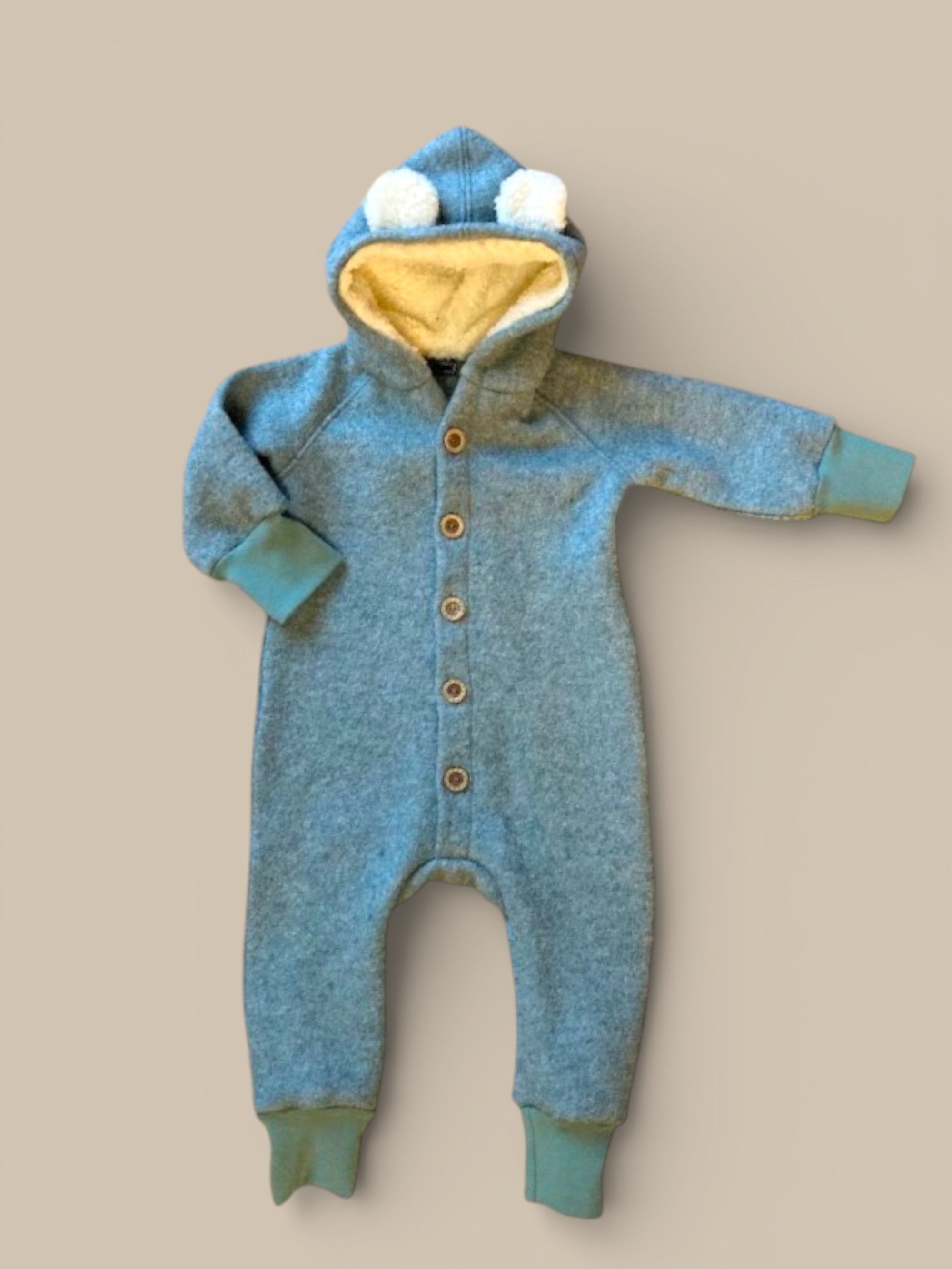 Little Bear wool playsuit
