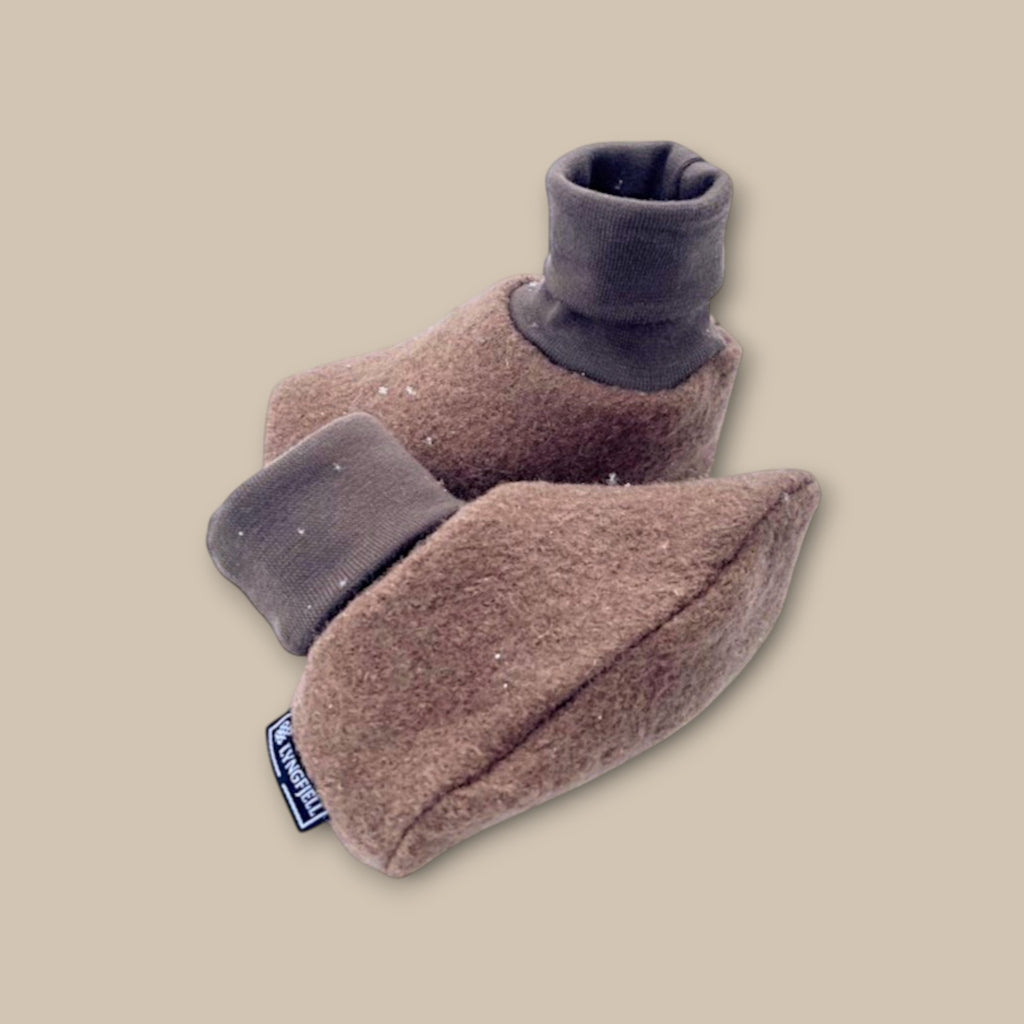 Wool booties