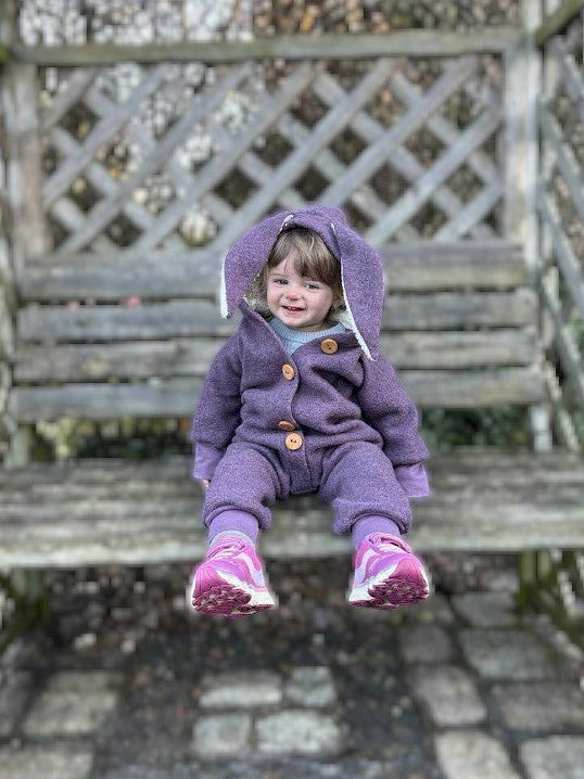 Little Bunny wool playsuit